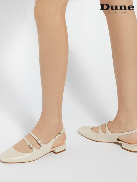 Cream - Pantofi Dune London Haily Multi Strap Slingback (AJ7711) | 375 LEI