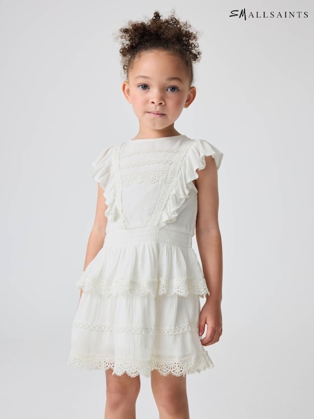 smALLSAINTS Younger Girls Frill Lace Dress (AJ7842) | 268 LEI - 283 LEI