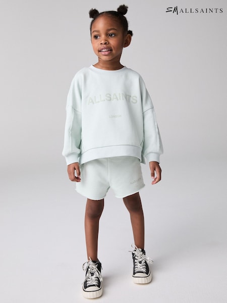 smALLSAINTS Younger Girls Oversized Logo Sweatshirt and Shorts Set (AJ7847) | 45 € - 48 €