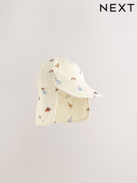 Mini Dino Print Legionnaire 100% Cotton Hat (3mths-10yrs) (AJ7895) | €10 - €12