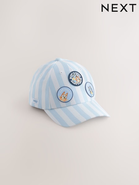 مقلم أزرق/أبيض - Bluey Baseball 100% Cotton Cap (1-10yrs) (AJ7920) | ‏54 ر.ق. - ‏64 ر.ق.