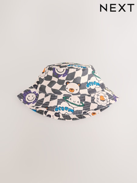 Check Animal 100% Cotton Bucket Hat (3mths-10yrs) (AJ7943) | €10 - €13