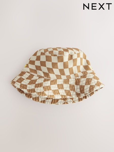 Rust Check Bucket Hat (3mths-16yrs) (AJ7955) | €11 - €17
