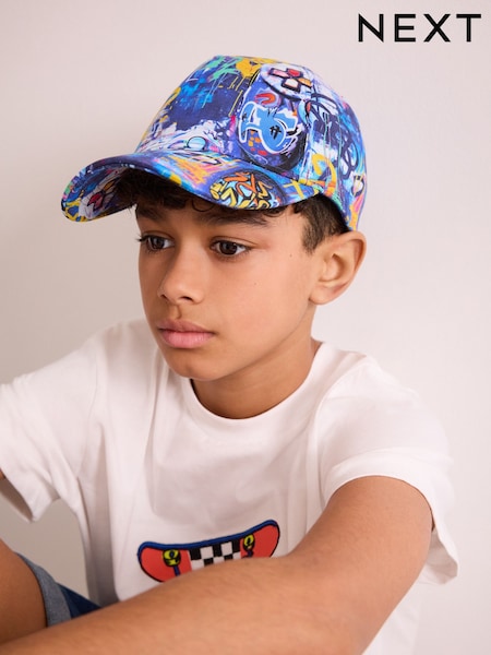 Геймер с надписью "Grafitti" - 100% Cotton Baseball Cap Hat (1-16yrs) (AJ7965) | €11 - €17