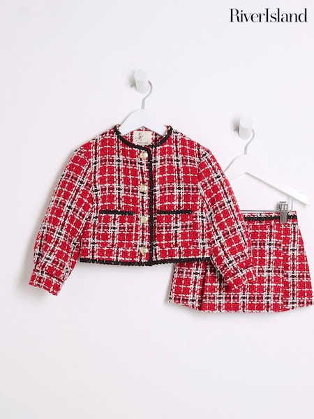 River Island Girls Check 100% Cotton Jacket (AJ8033) | €33