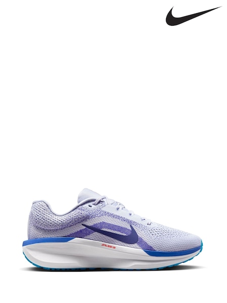 Nike White/Blue Winflo 11 Road Running Trainers (AJ8088) | €132