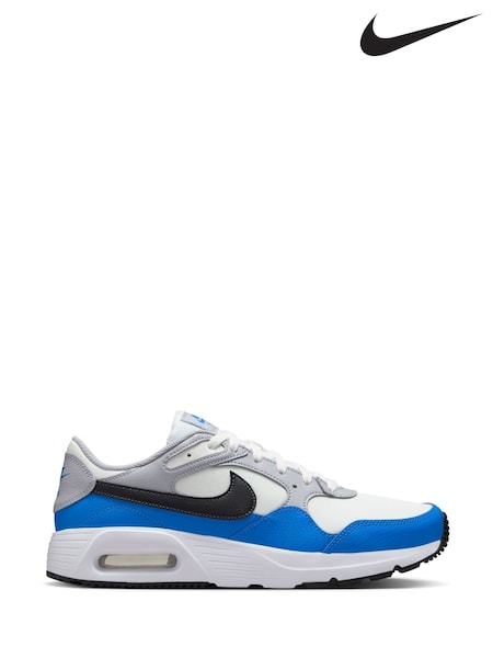 Nike White Blue Air Max SC Trainers (AJ8089) | €106