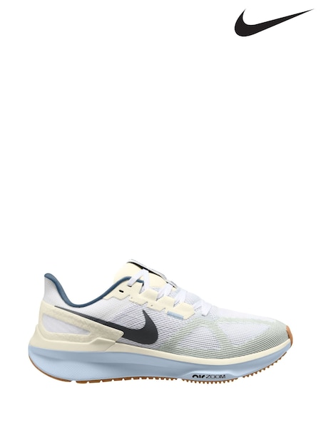 Nike White Structure 25 Road Running Trainers (AJ8091) | €159