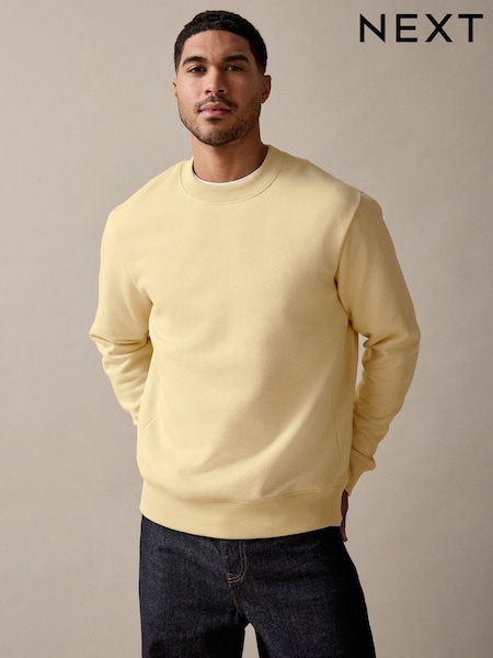 Желтый - Rich Jersey Crew Sweatshirt (AJ8219) | €30