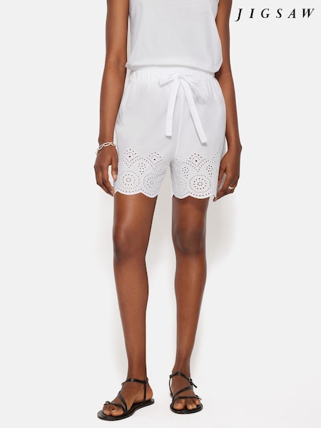 Jigsaw Broderie Anglaise Shorts (AJ8493) | ‏233 د.إ.‏