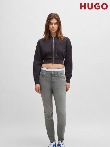 HUGO Grey Skinny Fit  Stretch Denim Jeans (AJ8591) | €65