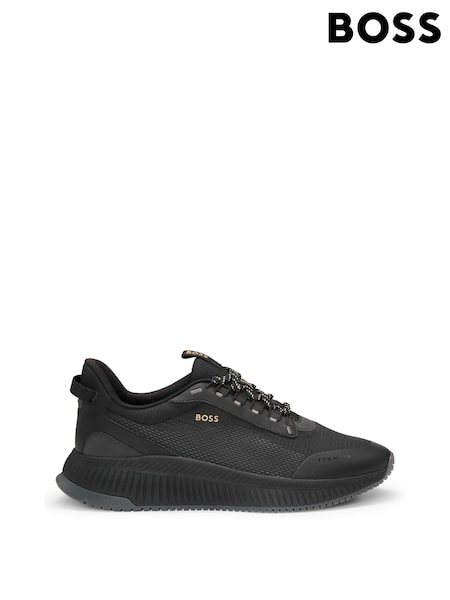 Negru - BOSS Striat talpă adidași (AJ8665) | 831 LEI