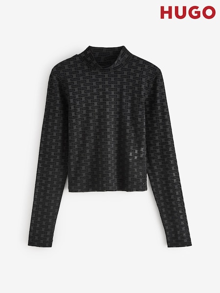 HUGO Black Dasori Long Sleeve Top (AJ8668) | €43.50