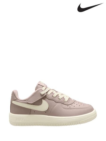 Nike Pink Particle Junior Air Force 1 Low Easy On Trainers (AJ8691) | €73