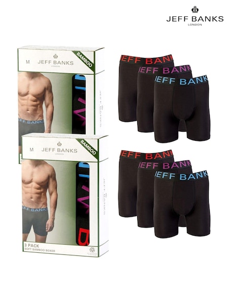 Jeff Banks Bamboo Boxers 6 Pack (AJ8696) | ‏151 د.إ.‏