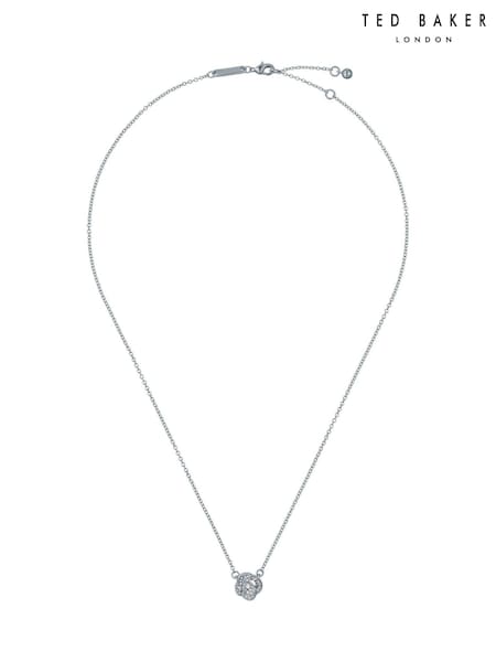 Ted Baker Silver Tone Florita Crystal Flower Pendant Necklace (AJ8805) | 2,103 UAH