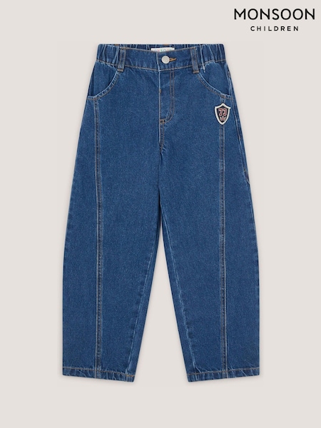Niebieski - Monsoon Barrel Leg Jeans