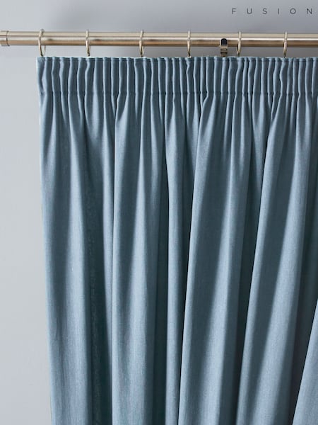 Fusion Galaxy Room Darkening Woven Pair of Pencil Pleat Curtains (AJ9328) | €47 - €142