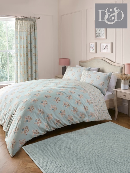 Dreams & Drapes Lorena Patchwork Easy Care Duvet Cover Set (AJ9332) | €26 - €52