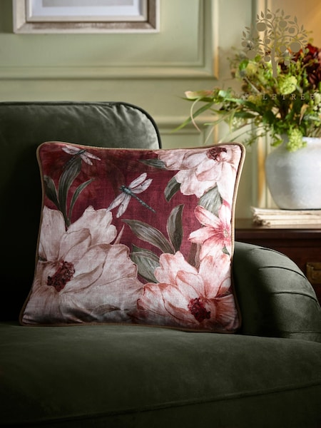 Appletree Wine Fiorella Velvet Filled Cushion (AJ9418) | ₪80