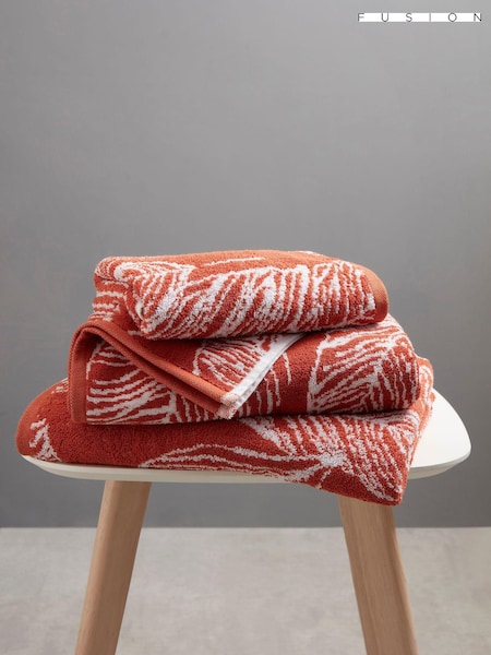 Fusion Matteo Jacquard Bath 100% Cotton Towel (AJ9456) | 28 € - 41 €