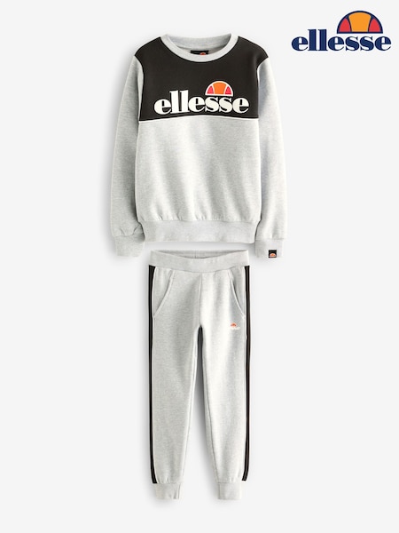 Ellesse Boys Grey Corsari Sweatshirt and Joggers Set (AJ9635) | TRY 1.663