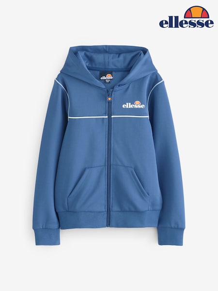 Ellesse Boys Navy Boreano Zip Trhough Hoodie (AJ9636) | €53