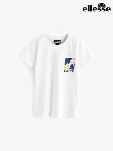 Ellesse Boys Riana 100% Cotton T-Shirt (AJ9639) | $28