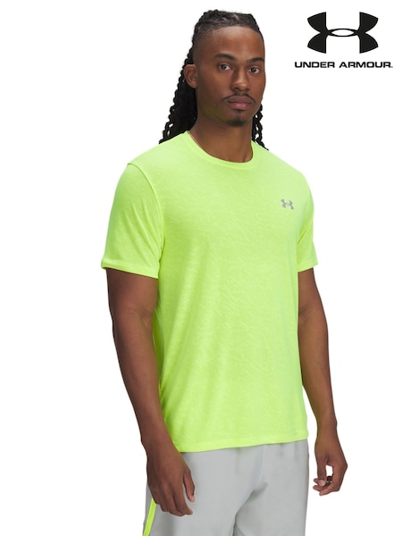 Under Armour Yellow Launch Camo Short Sleeve T-Shirt (AJ9671) | ₪181