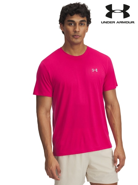 Under Armour Pink Trail Run T-Shirt (AJ9677) | R$ 355
