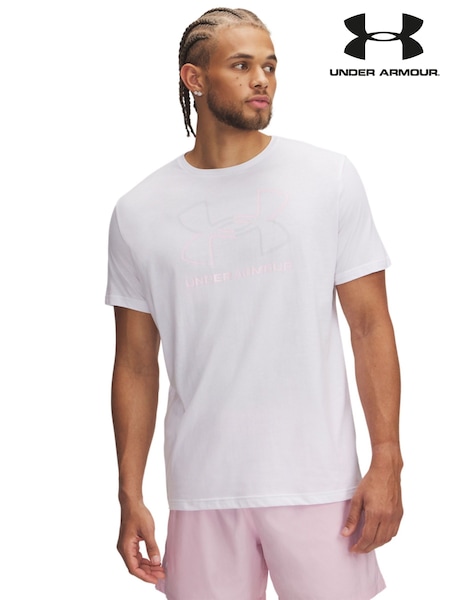 Under Armour White Foundation Short Sleeve T-Shirt (AJ9686) | 119 QAR