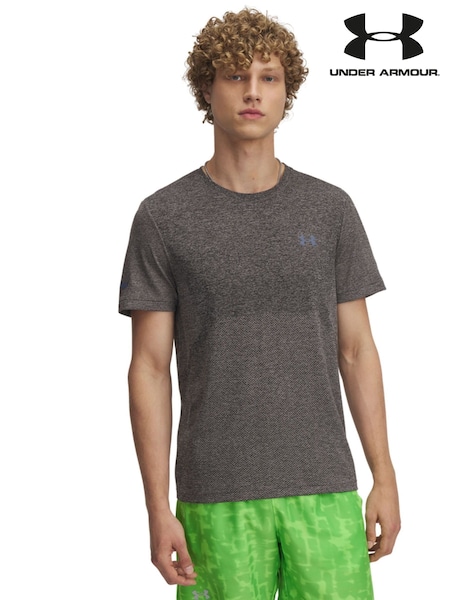 Under Armour Grey Seamless Stride T-Shirt (AJ9694) | €63