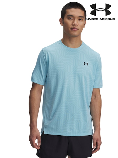Under Armour Blue UA Tech Vent Geotessa Short Sleeve T-Shirt (AJ9700) | €48