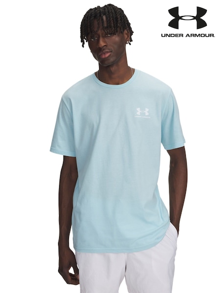 Under Armour Cobalt Blue Sportstyle Left Chest Logo T-Shirt (AJ9719) | 124 QAR