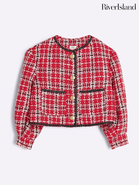 River Island Girls Check 100% Cotton Jacket (AJ9800) | ‏102 د.إ.‏