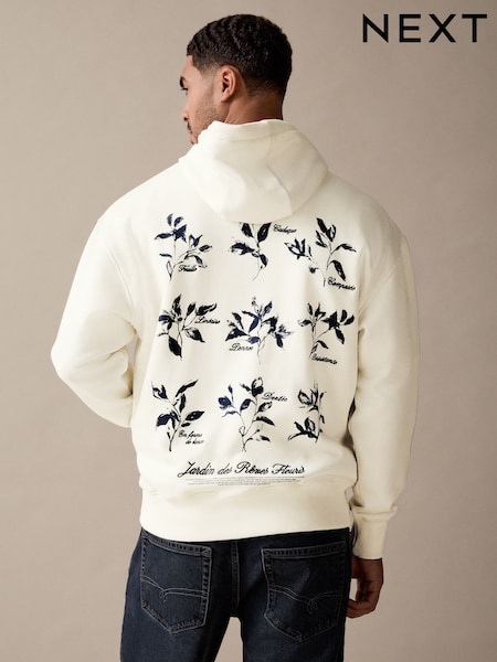 Neutral Graphic Print Hoodie (AJ9810) | €38