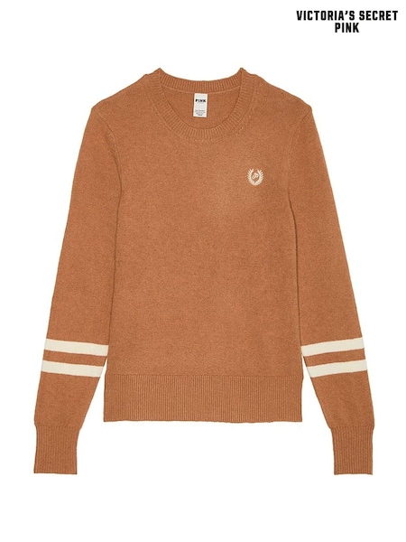 Victoria's Secret PINK Toffee Brown Knitted Jumper (AJ9916) | €27