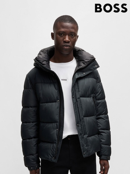 BOSS Branded Snap Jacket With Water Repellent Finish (AJ9936) | 1,458 LEI