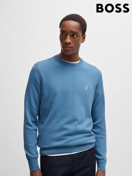 BOSS Blue Logo Patch Jumper (AJ9937) | €71