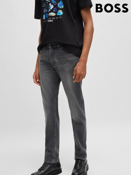 BOSS Silver Slim Fit Delaware Comfort Stretch Denim Jeans (AJ9948) | €182