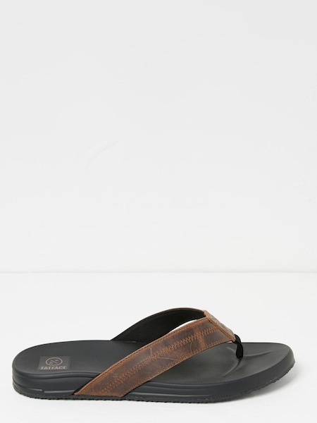Burke Brown Comfort Flip Flop (AK0015) | €36.50