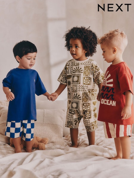 Mehrfarbig/Pastell - Short Pyjamas 3 Pack (9mths-12yrs) (AK0016) | 31 € - 43 €