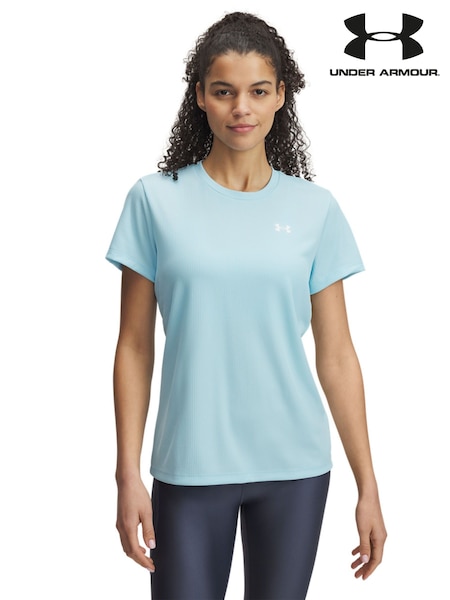 Under Armour Blue Tech Rib Crew Neck T-Shirt (AK0050) | ₪136