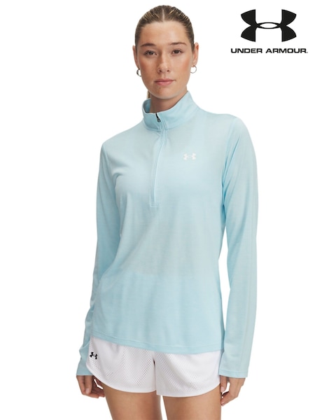 Under Armour Blue Tech Twist 1/2 Zip Top (AK0055) | LEI 298