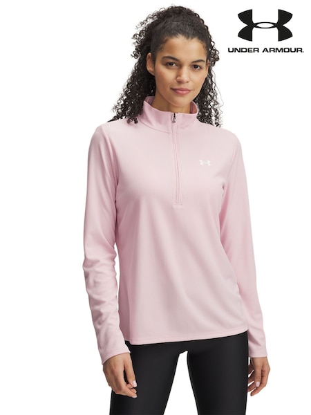 Under Armour Pink Tech Twist 1/2 Zip Sweat Top (AK0062) | 2,463 UAH