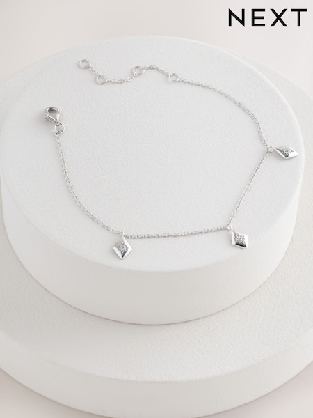 Sterling Silver Charm Bracelet (AK0088) | €29
