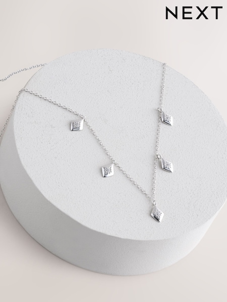 Sterling Silver Charm Necklace (AK0091) | €34