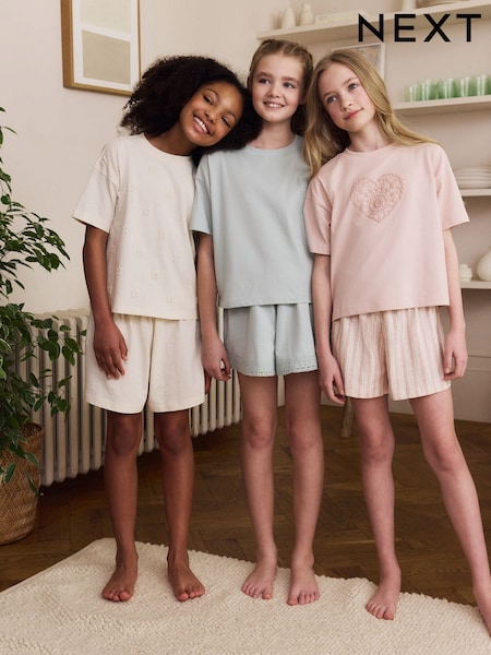 Rosa/crema - Pyjamas 3 Pack (3-16yrs) (AK0108) | 37 € - 47 €