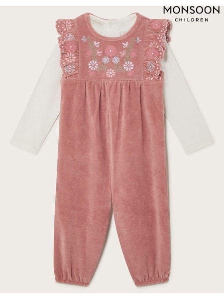 Monsoon Baby Velour 100% Cotton Romper And Top Set (AK0168) | 142 LEI - 158 LEI