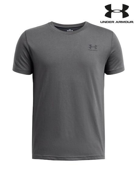 Under Armour Grey Sportstyle Short Sleeve T-Shirt (AK0187) | AED111